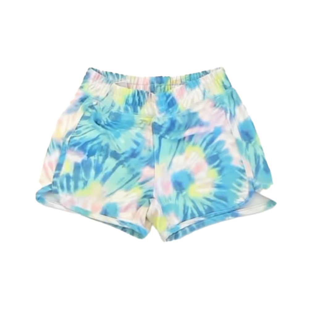 Runway Girls Blue | Pink Tie Dye Athletic Shorts size: 4-5T